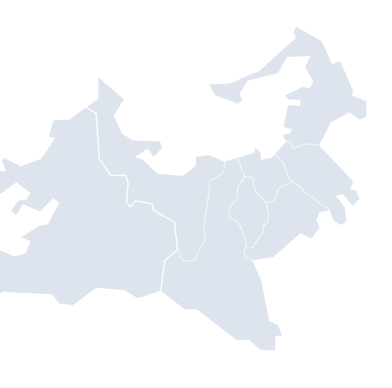 福岡市周辺の地図